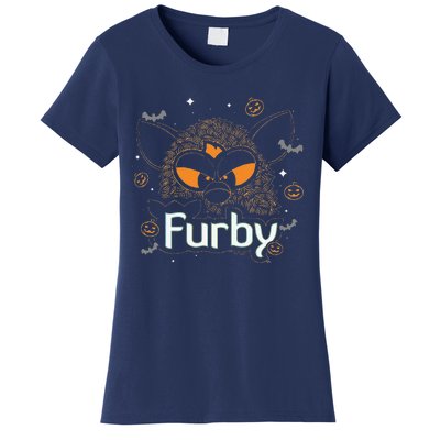 Furby Halloween Spooky Lines Pumpkin Furby Women's T-Shirt