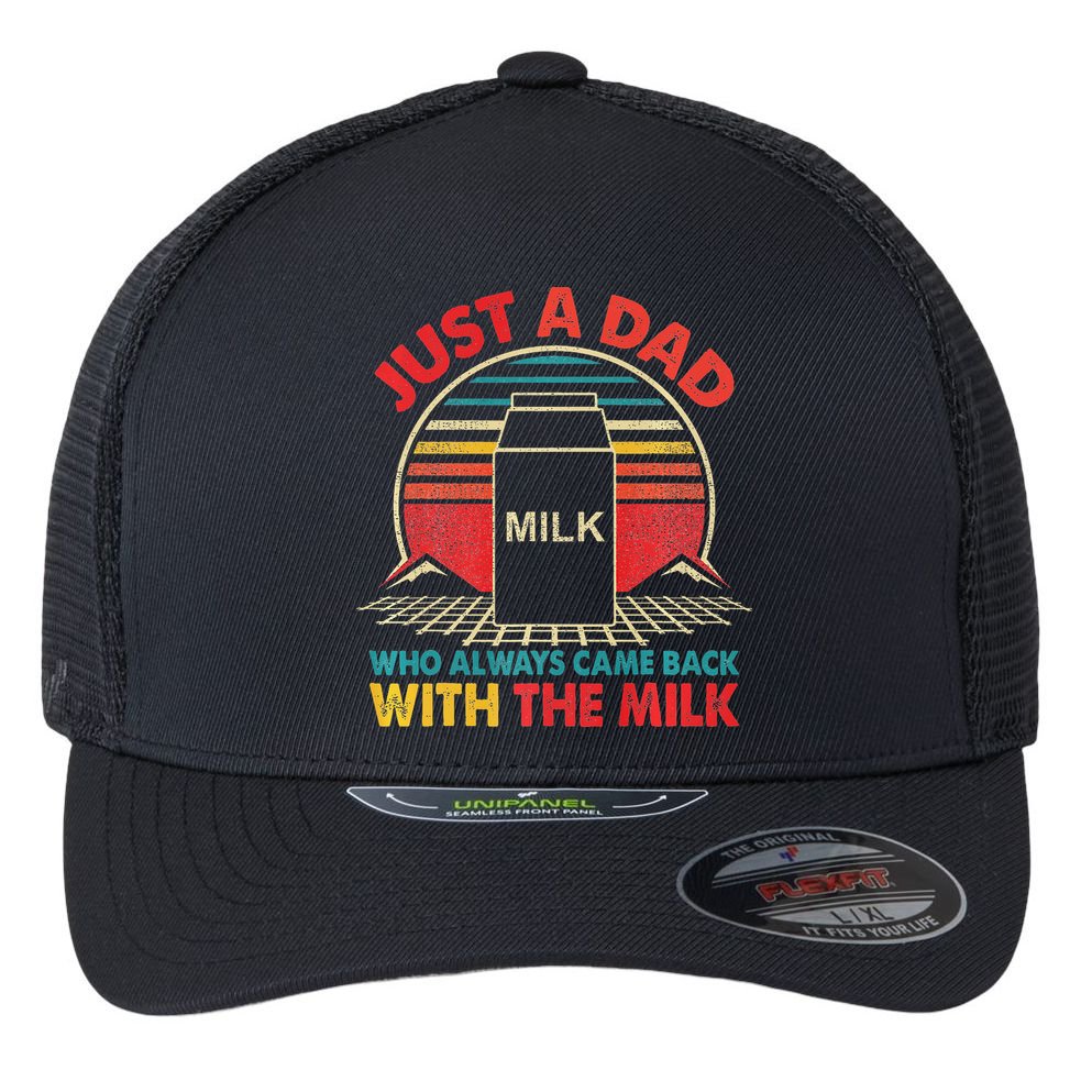 Funny Humor Sarcastic Quote Funny Fathers Day For Dad Gift Flexfit Unipanel Trucker Cap