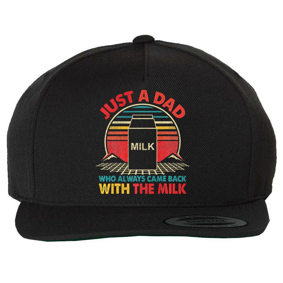Funny Humor Sarcastic Quote Funny Fathers Day For Dad Gift Wool Snapback Cap