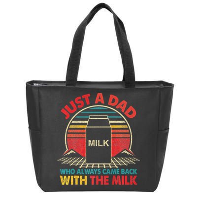 Funny Humor Sarcastic Quote Funny Fathers Day For Dad Gift Zip Tote Bag