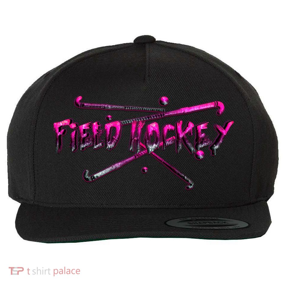 Field Hockey Sport Wool Snapback Cap