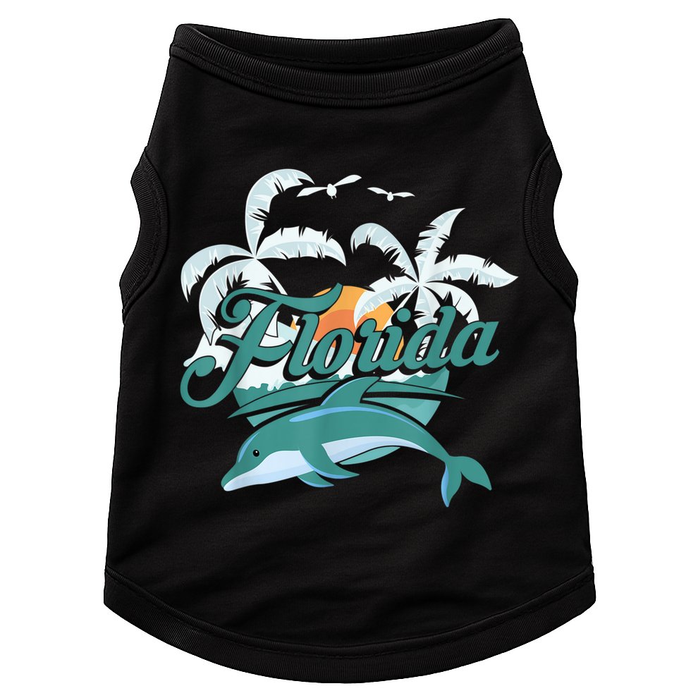 Floridian Home State Summer Florida Doggie Tank