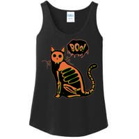 Funny Halloween Skeleton Cat Ladies Essential Tank