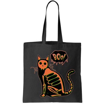 Funny Halloween Skeleton Cat Bag