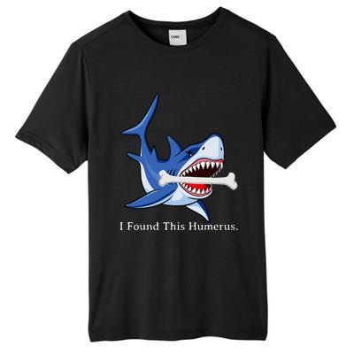 Funny Halloween Shark I Found This Humerus Costume Gift Tall Fusion ChromaSoft Performance T-Shirt