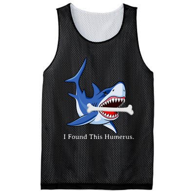 Funny Halloween Shark I Found This Humerus Costume Gift Mesh Reversible Basketball Jersey Tank