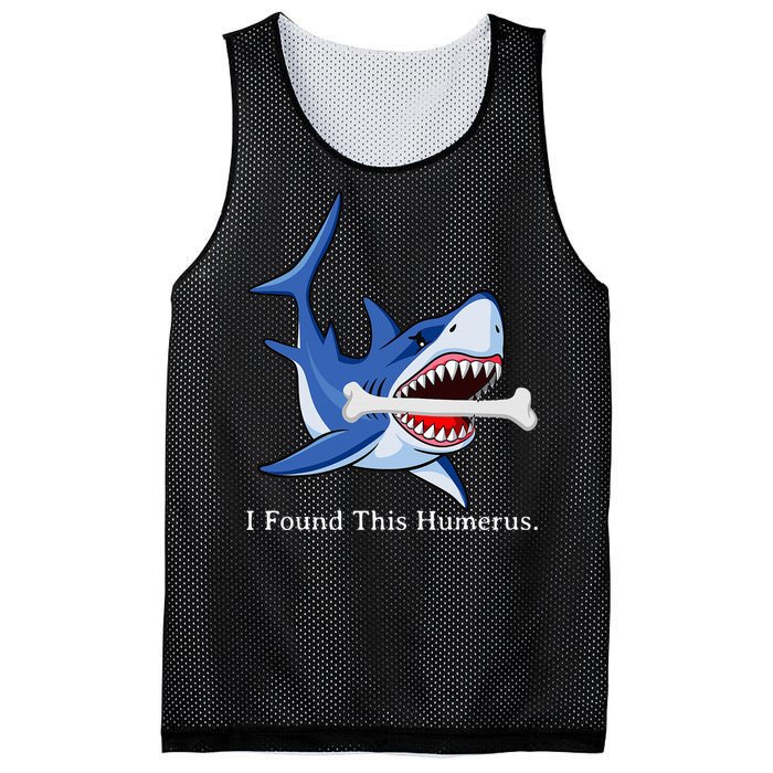 Funny Halloween Shark I Found This Humerus Costume Gift Mesh Reversible Basketball Jersey Tank