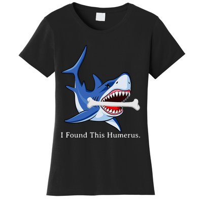 Funny Halloween Shark I Found This Humerus Costume Gift Women's T-Shirt