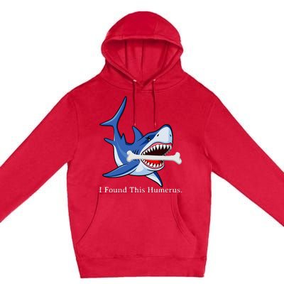 Funny Halloween Shark I Found This Humerus Costume Gift Premium Pullover Hoodie