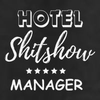 Funny Hotel Shit Show Manager Adult Drive Performance Visor