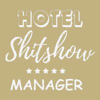 Funny Hotel Shit Show Manager Cooling Performance Crew T-Shirt