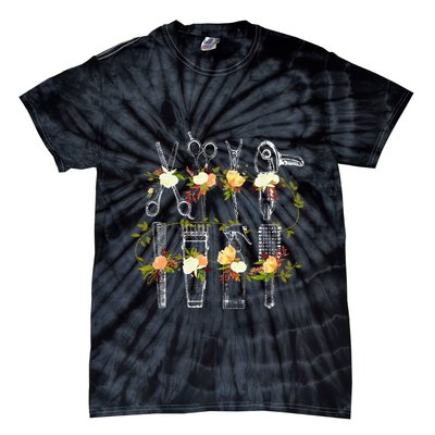 Funny Hair Stylist Tools Gift Hairdresser Women Barber Shop Tie-Dye T-Shirt