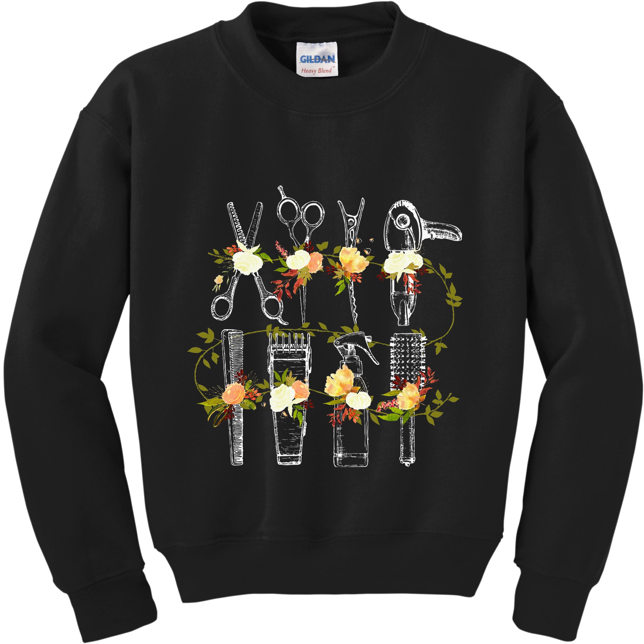Funny Hair Stylist Tools Gift Hairdresser Women Barber Shop Kids Sweatshirt