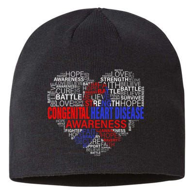 Fighting Hope Support CHD Awareness Heart Disease Sustainable Beanie