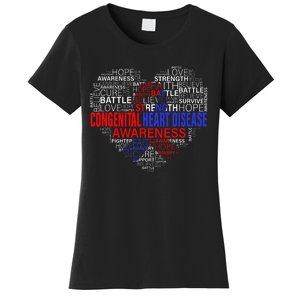 Fighting Hope Support CHD Awareness Heart Disease Women's T-Shirt