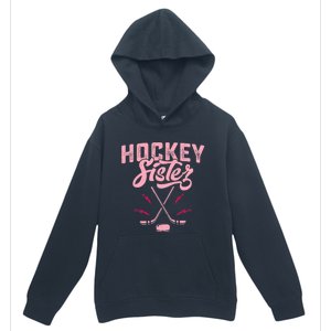 Funny Hockey Sister For Wo Girls Ice Hockey Player Lovers Urban Pullover Hoodie