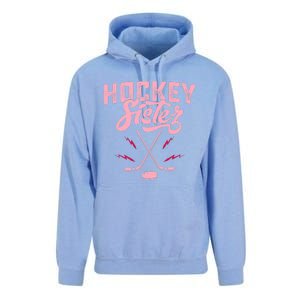 Funny Hockey Sister For Wo Girls Ice Hockey Player Lovers Unisex Surf Hoodie