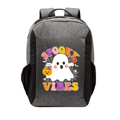 Funny Halloween Spooky Vibes Trick Or Treating Ghost Vector Backpack