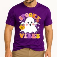 Funny Halloween Spooky Vibes Trick Or Treating Ghost Performance Shirt