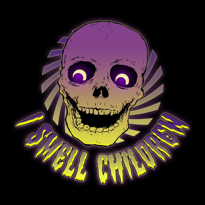 Funny Halloween Skull I Smell Children Drawstring Bag