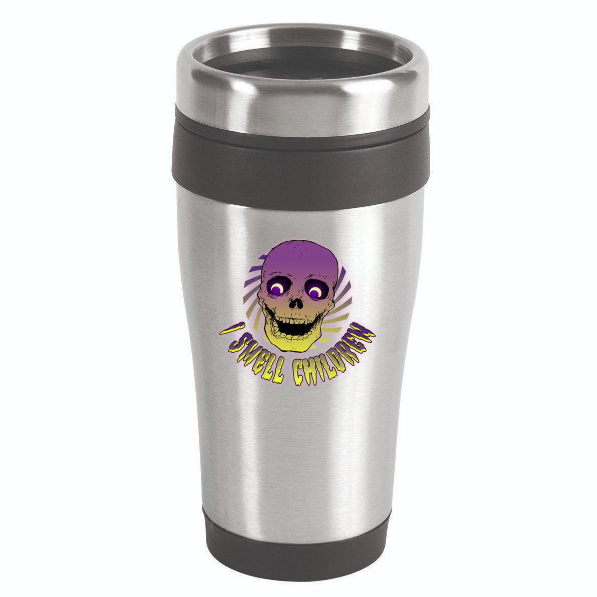 Funny Halloween Skull I Smell Children 16oz Travel Tumbler