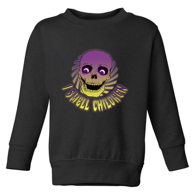 Funny Halloween Skull I Smell Children Toddler Sweatshirt