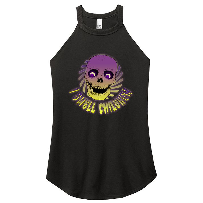 Funny Halloween Skull I Smell Children Women's Perfect Tri Rocker Tank