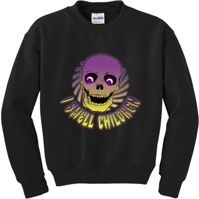 Funny Halloween Skull I Smell Children Kids Sweatshirt