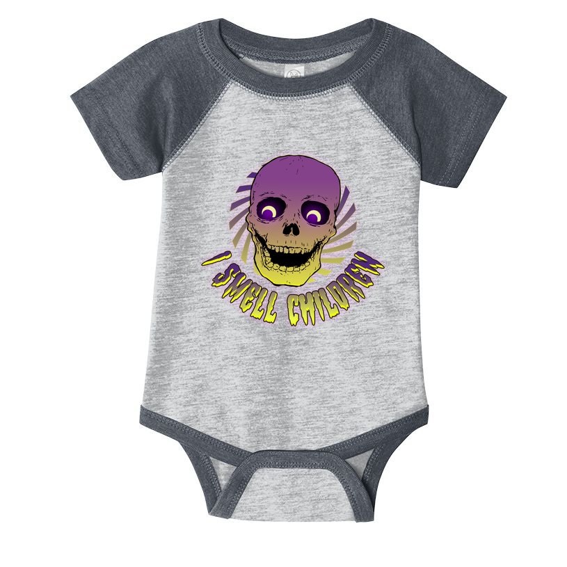 Funny Halloween Skull I Smell Children Infant Baby Jersey Bodysuit