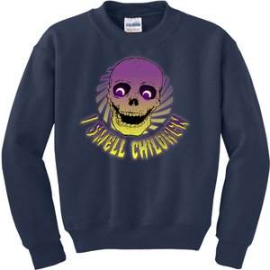 Funny Halloween Skull I Smell Children Kids Sweatshirt