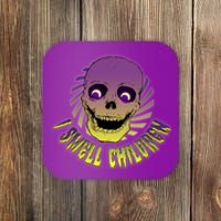 Funny Halloween Skull I Smell Children Coaster