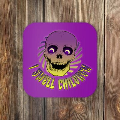 Funny Halloween Skull I Smell Children Coaster