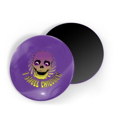 Funny Halloween Skull I Smell Children Magnet