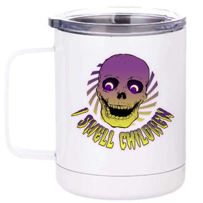 Funny Halloween Skull I Smell Children 12 oz Stainless Steel Tumbler Cup