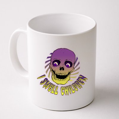 Funny Halloween Skull I Smell Children Coffee Mug