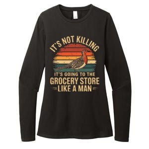 Funny Hunting Saying Woodcock Hunter I Grocery Store Womens CVC Long Sleeve Shirt