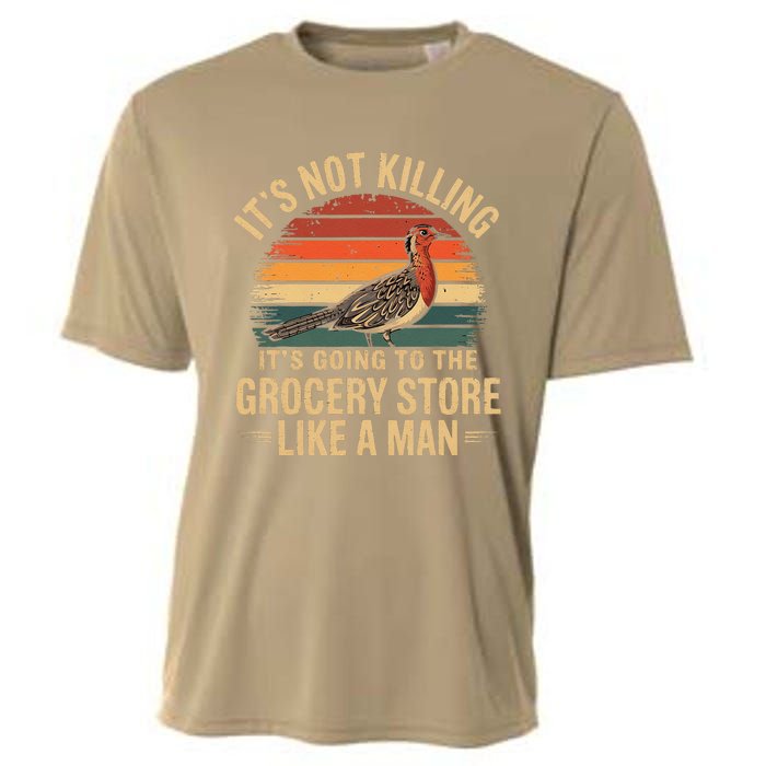 Funny Hunting Saying Woodcock Hunter I Grocery Store Cooling Performance Crew T-Shirt