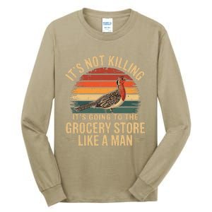 Funny Hunting Saying Woodcock Hunter I Grocery Store Tall Long Sleeve T-Shirt