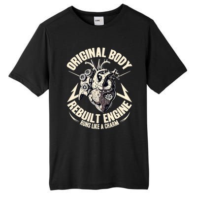 Funny Heart Surgery Original Body And Rebuilt Engine Tall Fusion ChromaSoft Performance T-Shirt