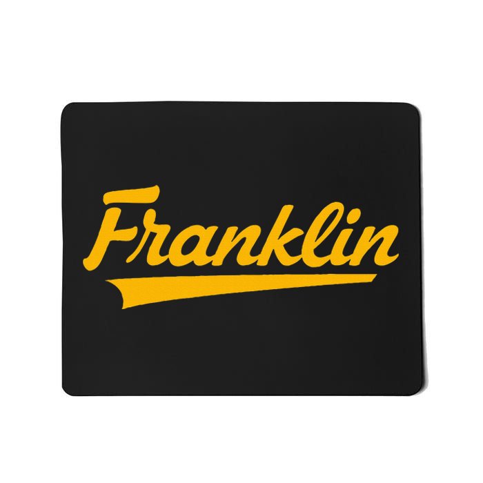 Franklin High School Vintage Swoosh Mousepad