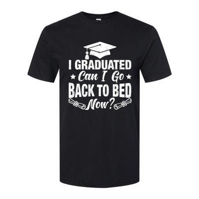 Funny High School College Graduation Graduated For Him Her Softstyle CVC T-Shirt