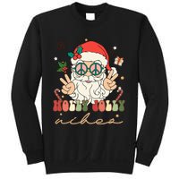 Festive Holly Santa Winter Holiday Sweater Sweatshirt