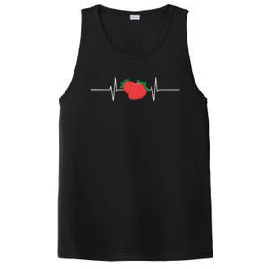 Fruit Heartbeat Strawberry Gift PosiCharge Competitor Tank