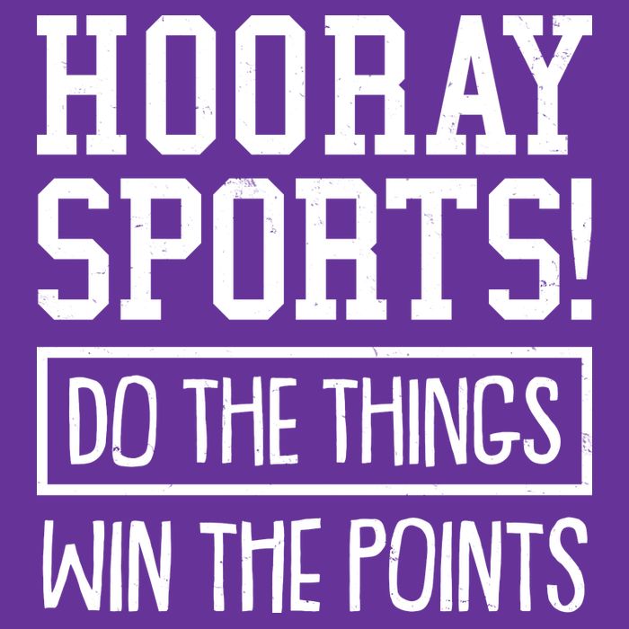 Funny Hooray Sports Do The Things Win The Points Premium T-Shirt