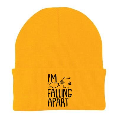 Funny Halloween Skeleton I'm Falling Apart Knit Cap Winter Beanie