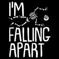 Funny Halloween Skeleton I'm Falling Apart Backpack
