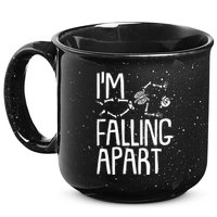 Funny Halloween Skeleton I'm Falling Apart 15oz Campfire Ceramic Mug