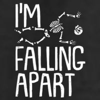 Funny Halloween Skeleton I'm Falling Apart 15oz Campfire Ceramic Mug