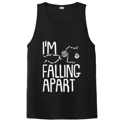 Funny Halloween Skeleton I'm Falling Apart PosiCharge Competitor Tank