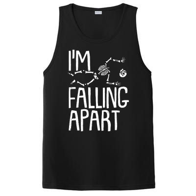 Funny Halloween Skeleton I'm Falling Apart PosiCharge Competitor Tank